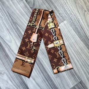 Louis Vuitton Monogram Confidential Bandeau Scarf - Brown